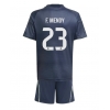 Real Madrid Ferland Mendy #23 Bortedraktsett Barn 2025-26 Kortermet (+ Korte bukser)